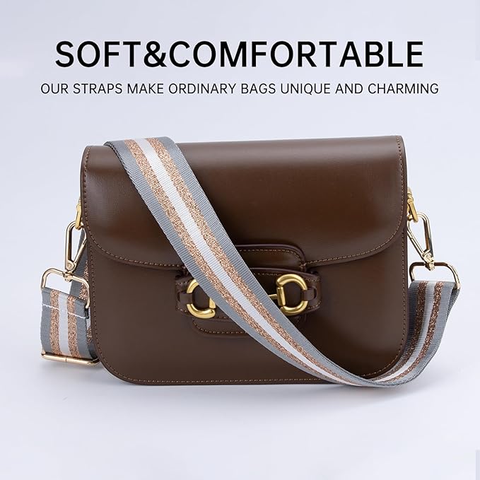 Purse Straps Replacement Crossbody Bag Strap for Purses Adjustable Wide Shoulder Straps for Women Handbags