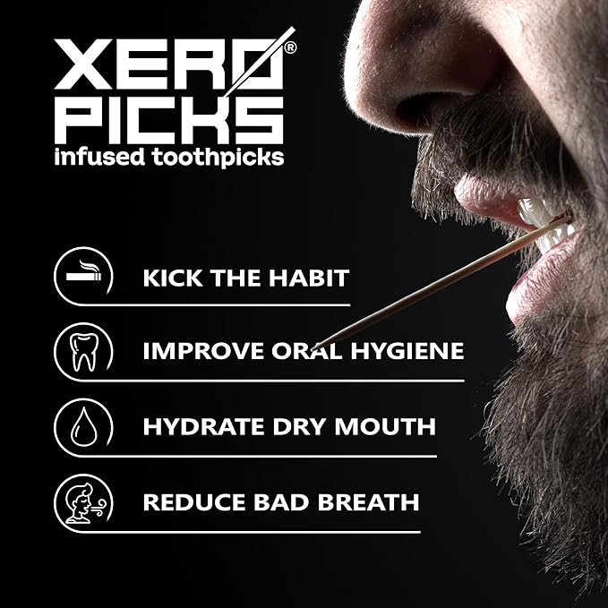 Xero Picks Infused Flavored Toothpicks to Help Quit Smoking - Nicotine Free (Variety Pack, 20 Count (Pack of 5)) Non-GMO Kosher Vegan