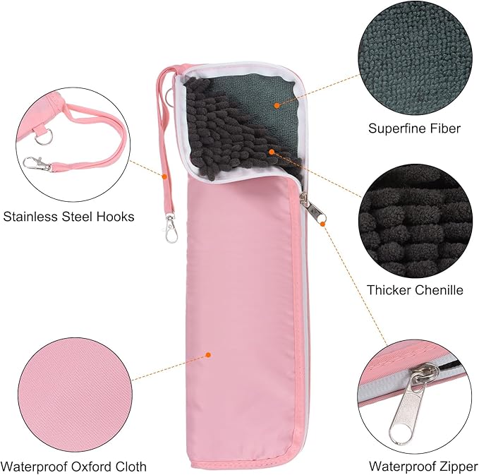 HARFINGTON Umbrellas Bags for Wet Travel Umbrellas Portable Cover Carry Storage Sleeve for Compact Folding Umbrellas Travel Home Outdoor