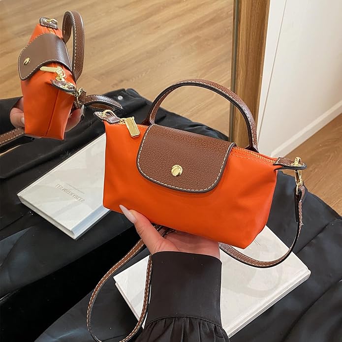 Mini Crossbody Bag for Women - Adjustable Strap Shoulder Purse, Small Spacious Tote with Zipper Pockets for Phone Wallet Keys
