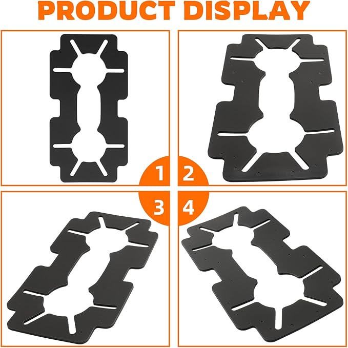GoaMotors Front Console Cup Holder Tab Foam Sheet Insert for Honda Pilot 2009-2015, Replace #83456-SZA-A01