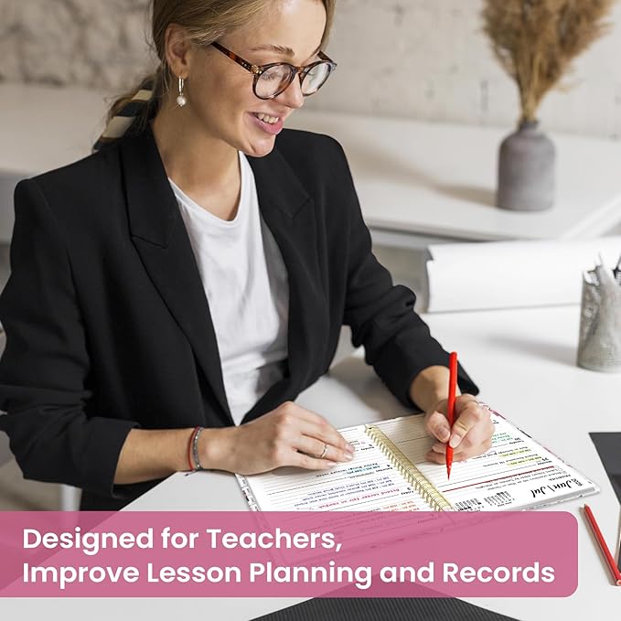 Planner 2026-2027, Academic Year Monthly and Weekly Calendar Planner, Jul 2026 - Jun 2027, Hardcover Teacher Student Planning Agenda book with Tabs, Perfect for School Office Supplies, 8.5" x 11" - Songbird Bloom