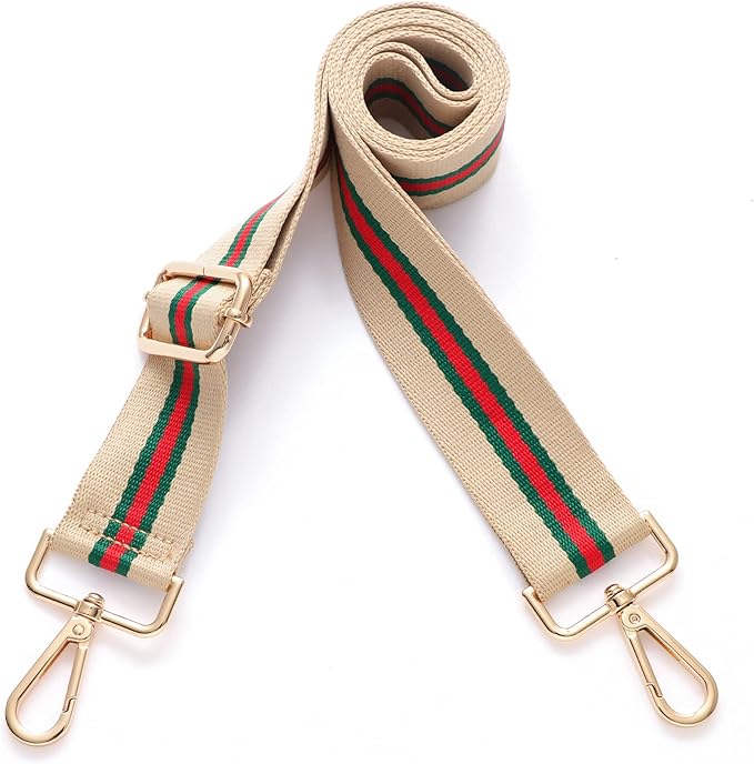 S-Jacorry Purse Strap Replacement Crossbody Wide Shoulder Strap Adjustable Canvas Straps Handbag Strap Replacement Belts