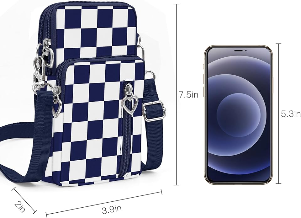 BIAOTIE Lightweight Small Crossbody bags Cell Phone Purses Travel Pouch Shoulder Bag for Women