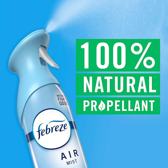 Febreze Air Mist, Air Freshener Spray, Odor Fighting Room Spray, Deodorizer for Home Bathroom Kitchen Office Apartment Dorm Room Classroom, Cherries & Berries Scent, 8.1oz (Pack of 3)