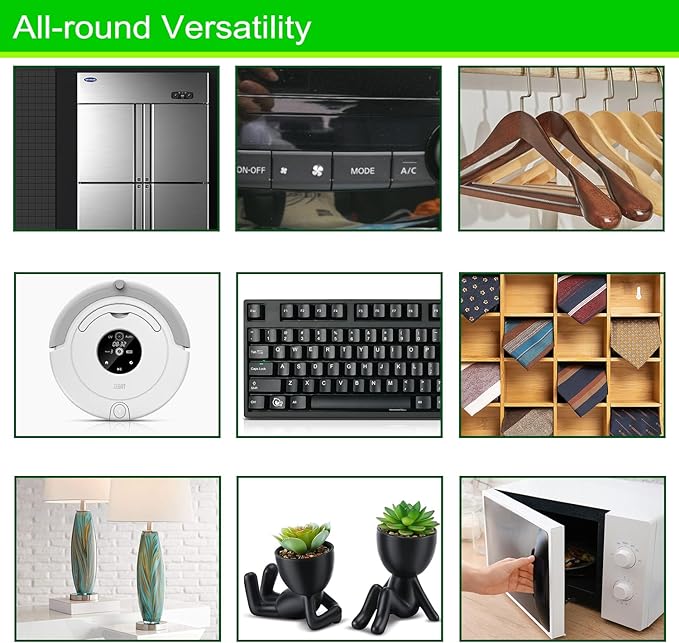Cabinet Bumpers Soft Self-Adhesive Clear Rubber Bumper- Cabinet Door Dots Clear Stoppers Furniture Noise Reducing Silicone Rubber Pads Extremely Durable(228Pcs)