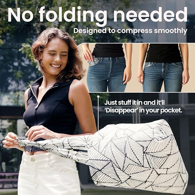 Nanobag Ultralight Heavy Duty Foldable Tote for Women & Men, Reusable Grocery & Travel Bag, Packable Collapsible Compact Market Essential (XL Duck)