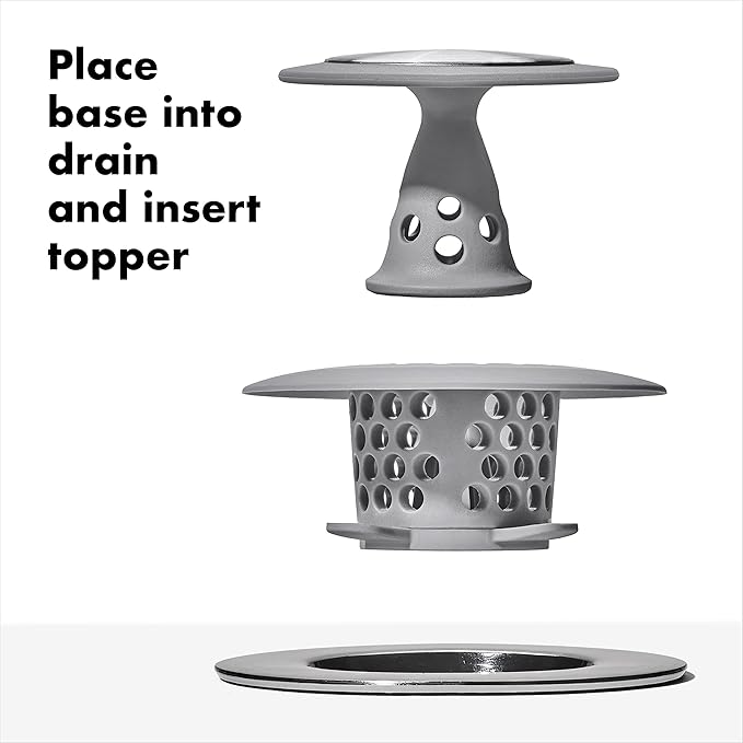 OXO Good Grips Stainless Steel Hair Catch Drain Protector