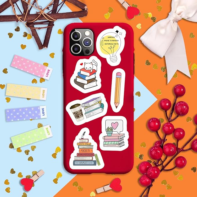 BulbaCraft 100Pcs Social Studies Stickers for Water Bottle and Laptop - Social Studies Party Favors & Decorations, Waterproof Vinyl Decals, History and Culture Stickers, Gifts for Women & Men