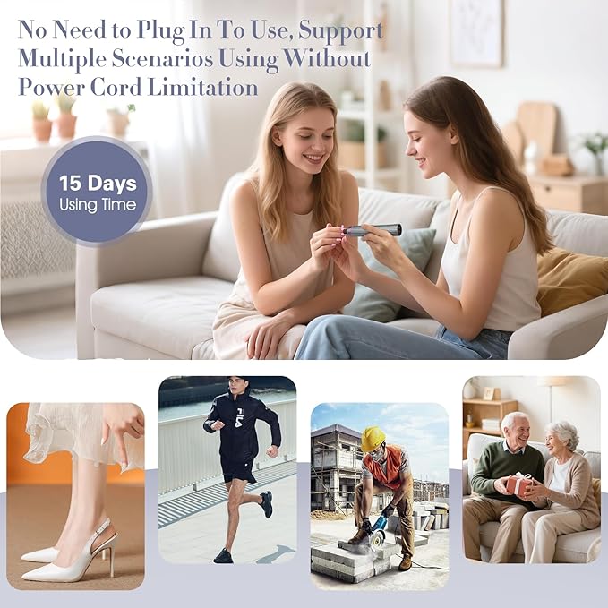 Electric Foot Callus Remover, 2 in 1 Callus Remover for Feet, 9 Adjustable Speeds with Sandpaper Disk and Nail Drill Bits, Digital Display, Rechargeable Pedicure Tools for Dead Skin(Gray)