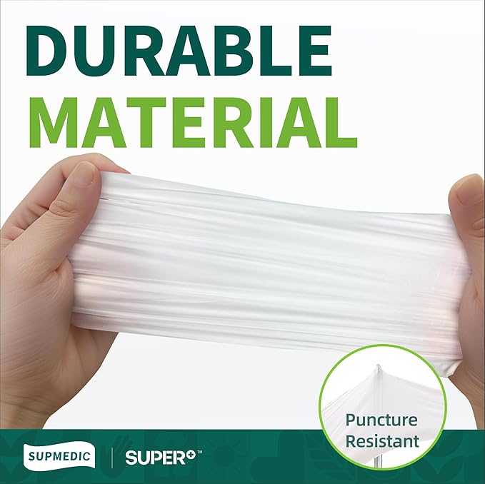 Supmedic Vinyl Disposable Exam Gloves, Clear 4Mil Powder-Free Latex-Free Medical Food-Safe Cooking Cleaning Glove 100&1000 Ct
