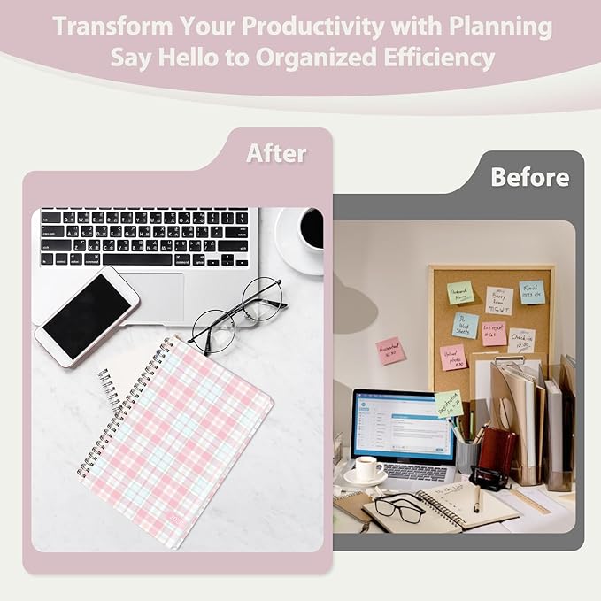 2026 Planner, Weekly and Monthly Calendar Academic Planner, Jan 2026 - Dec 2026, Planning Agenda Book for Desk Accessories and School Supplies - A5 (6.3'' x 8.5'')
