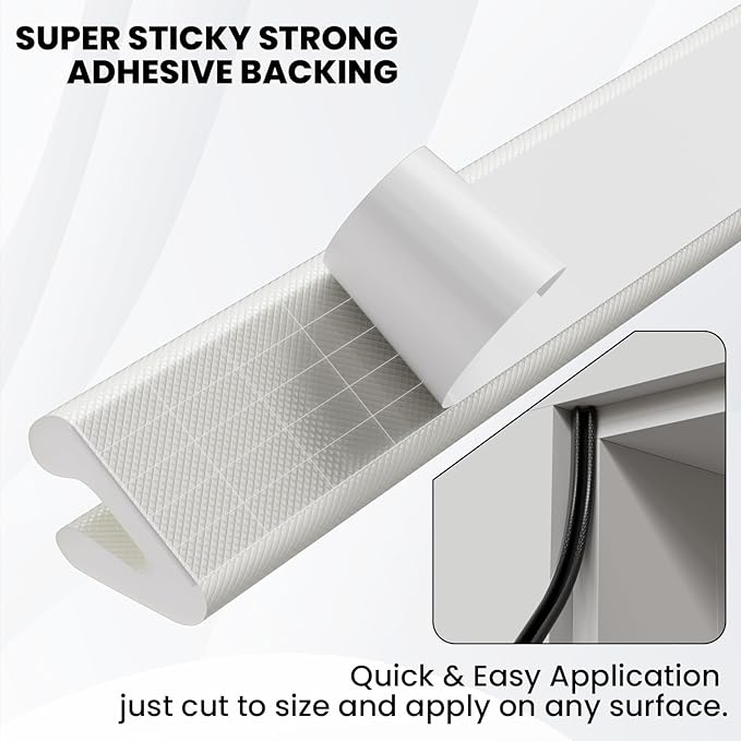 V Shape Thin Foam Weather Stripping Door Frame Seal Strip 33FT White, Draft Stopper, Insulation Winter, Weatherstripping, Gap Sealing, Soundproofing, Self-Adhesive Used for Exterior Front Door Side