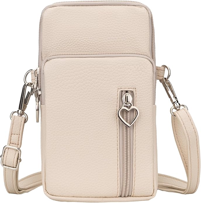 JANKS Small Crossbody Bag for Women - Mini Phone Purses with Crossbody Strap and Wallet - Nylon Arm Bag