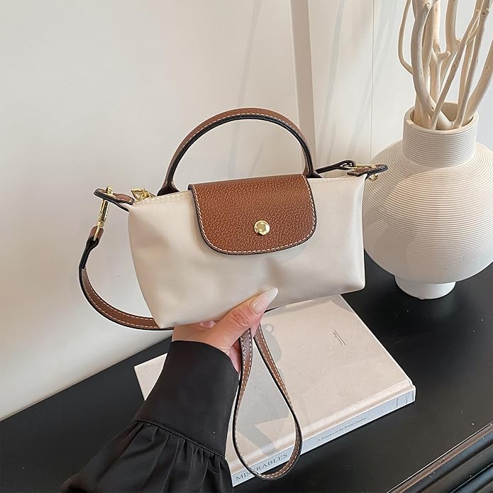Mini Crossbody Bag for Women - Adjustable Strap Shoulder Purse, Small Spacious Tote with Zipper Pockets for Phone Wallet Keys