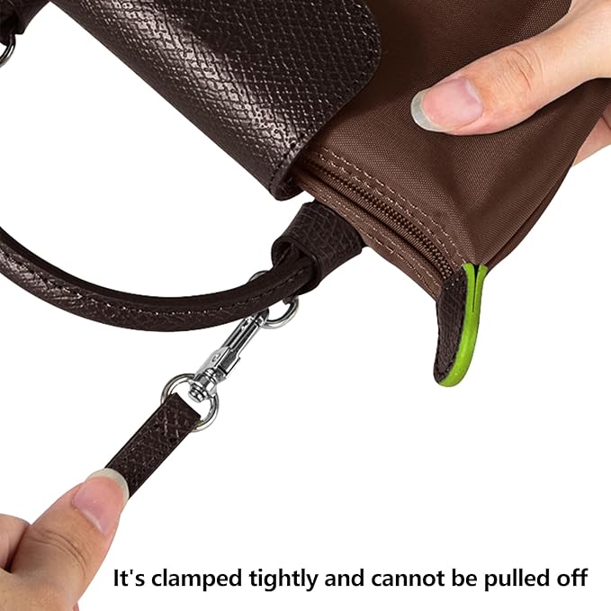 Jiesinlov Leather Bag Shoulder Strap Replacement Crossbody Adjustable Conversion Kit Fit for Mini Pouch