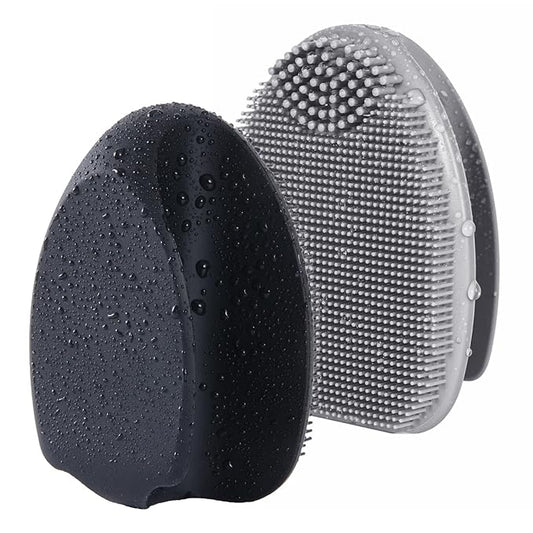 Soft Silicone Face Scrubber,Facial Cleansing Brush,Facial Exfoliation Scrub for Massage Pore Cleansing Nose Blackhead Remover Deep Scrubbing for All Kinds of Skins Men and Women