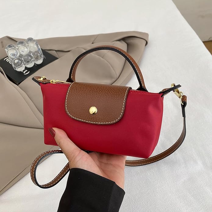 Mini Crossbody Bag for Women - Adjustable Strap Shoulder Purse, Small Spacious Tote with Zipper Pockets for Phone Wallet Keys