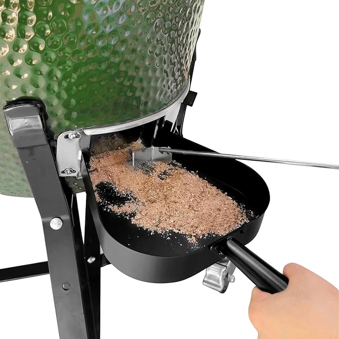 22-inch Grill Oven Ash Cleaning Tool, Suitable for Big Green Egg, Kamado Joe, and Other Charcoal Grills, Corner Cleaning Accessory