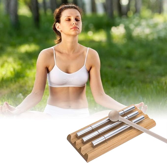 Three Tone Chime Bell for Teachers Classroom Management, Mindfulness,Mindfulness