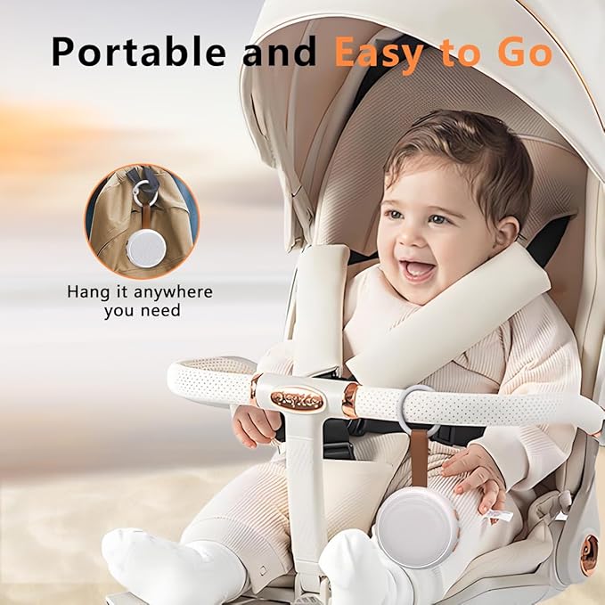Portable Sound Machine Baby White Noise Machine Pink Noise Machine with 30 Soothing Sounds for Newborn Kids Adults Battery Sleep Brown Noise Masker 4 Timers Memory Function for Travel Home Office