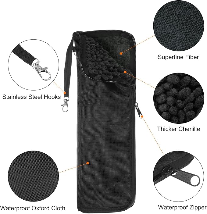 HARFINGTON Umbrellas Bags for Wet Travel Umbrellas Portable Cover Carry Storage Sleeve for Compact Folding Umbrellas Travel Home Outdoor