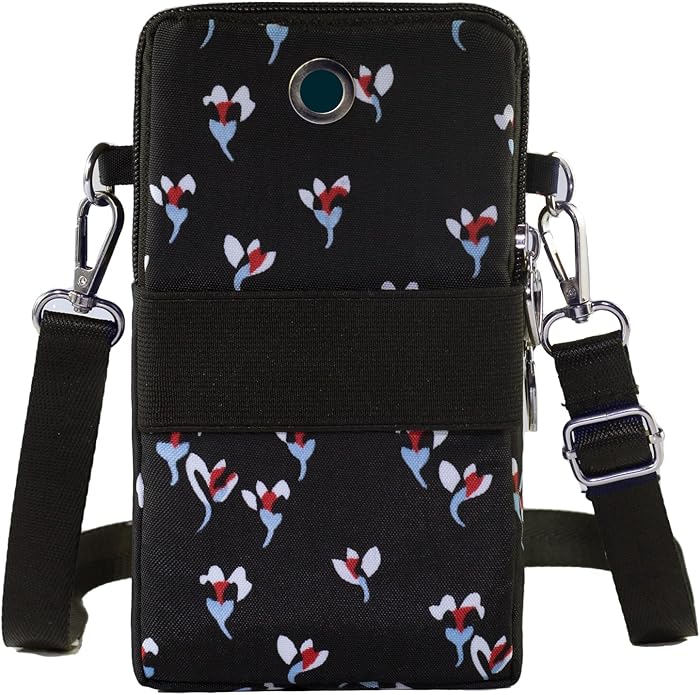JANKS Small Crossbody Bag for Women - Mini Phone Purses with Crossbody Strap and Wallet - Nylon Arm Bag