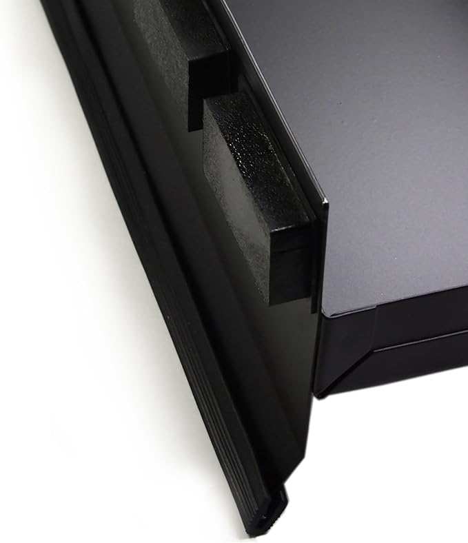 CMS Magnetics Magnetic Tool Tray, 10.75'x4.5'x1.25', Black w/Holding Magnets on Side for Cabinets, Tool Box or Kegerator Fridge | Keg Drip Tray | Beer Taps