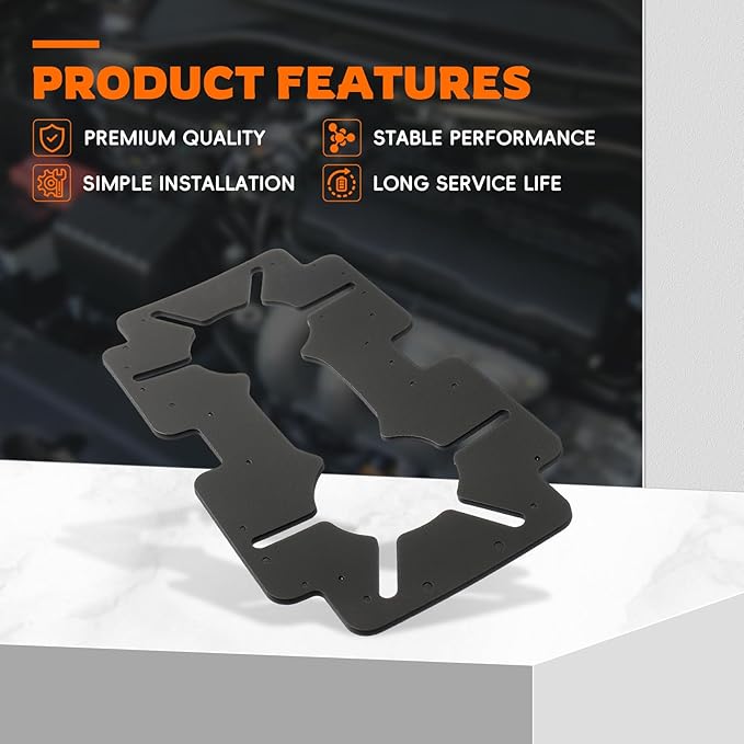 GoaMotors Front Console Cup Holder Tab Foam Sheet Insert for Honda Pilot 2009-2015, Replace #83456-SZA-A01