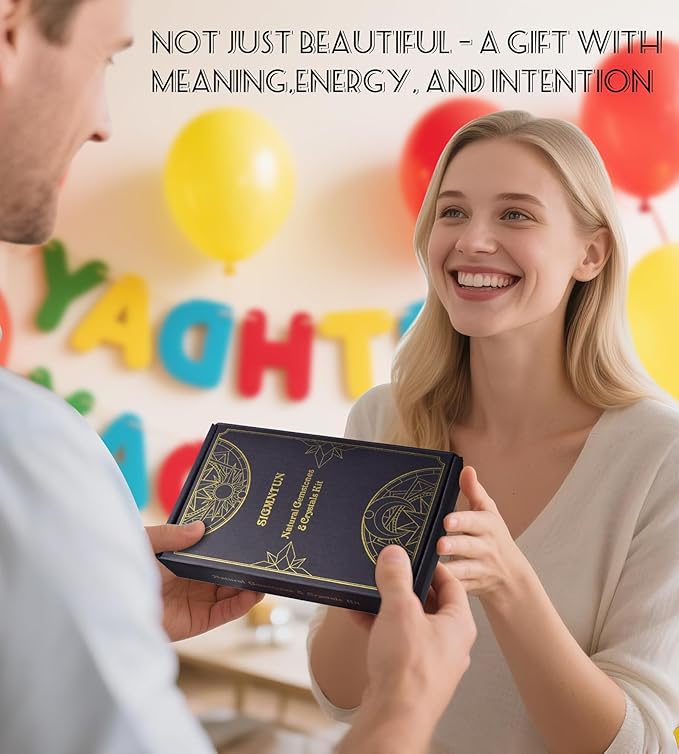 Polished Healing Crystal Chips & Stones Set – 36 Different Natural Gemstone Types, 2.5 lbs of 0.3" Tumbled Decorative Rocks for Chakra, Meditation, Reiki, Energy Work, Crafts, Gifts