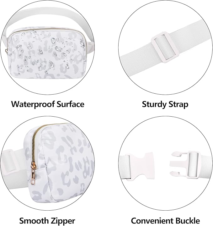 VOROLO Fanny Pack For Women And Men Crossbody Bag Belt Bag with Adjustable Strap Graduation Gifts