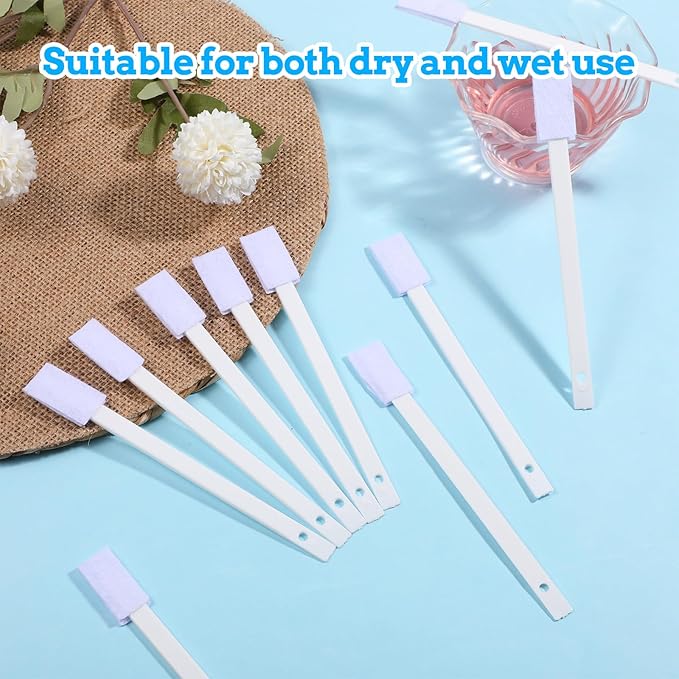 40Pcs Disposable Crevice Brush, Disposable Window Track Cleaning Brush, Crevices Hole Cleaning Tool for Keyboards, Table, Corner, Small Spaces