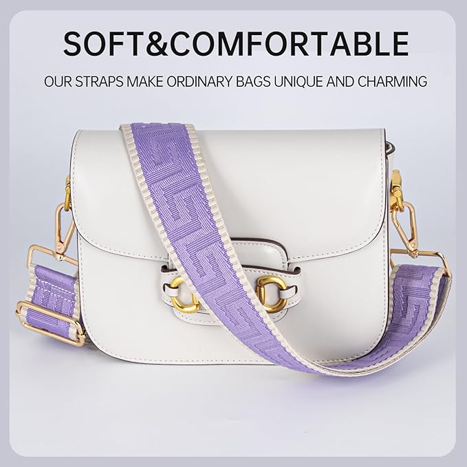 Purse Straps Replacement Crossbody Wide Bag Strap for Purses Adjustable shoulder Straps for Women bags
