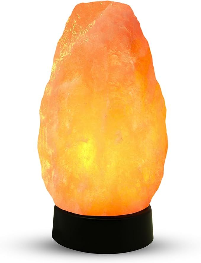 Himalayan Salt Lamp Multicolor with USB & Plastic Base – Hand-Carved Himalayan Salt Lamp for Home, Office, and Dorm Decor | LED Multicolor Salt Lamp for Relaxation, Ambiance, and Air Purification