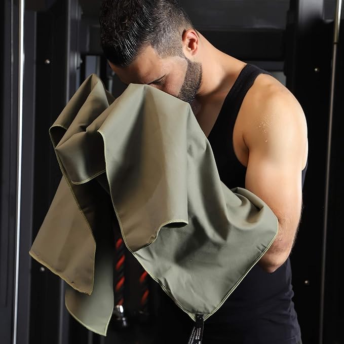 Rainleaf Microfiber Towel: Perfect for Travel, Gym, & Camping. Quick Dry - Super Absorbent - Ultra Compact - Lightweight. Suitable for Trips, Beach, Showers, Backpacking, Pool.