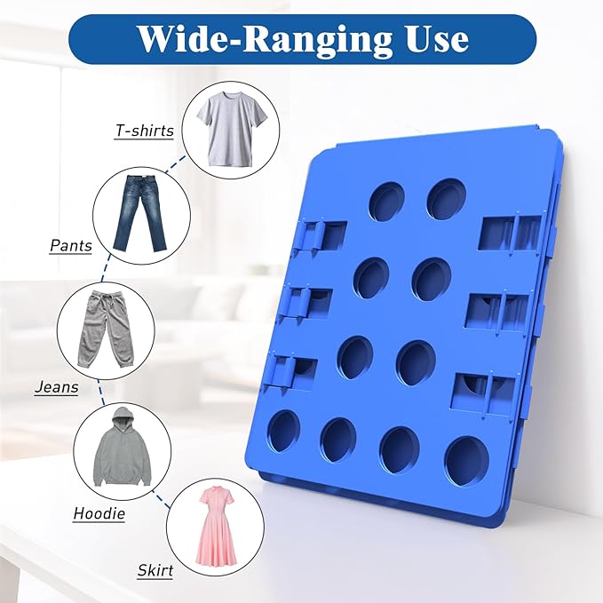 Shirt Folder V1 Shirt Folding Board Durable Clothes Folder Tshirt Organizer Easy and Fast Folding for Adults and Kids Laundry Liner