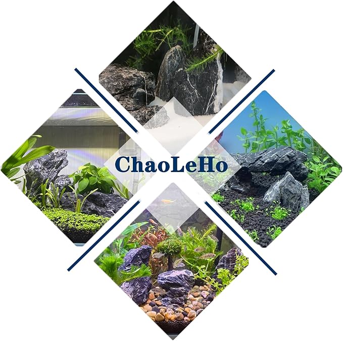 Natural Rocks Seiryu Stones Aquariums Stones for Aquascaping, Aquariums, Terrariums, Vivariums Decorative Stone,Reptile Enclosures,Paludariums,and Gardens-10LB（2 to 7 inch）