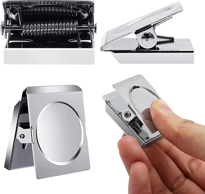 Magnetic Clips, 2.12 inches Heavy Duty Metal Magnet Clips for Hanging, 12 Pack Extra Strong Large Magnetic Clips for Whiteboard, Classroom, Office, Refrigerator