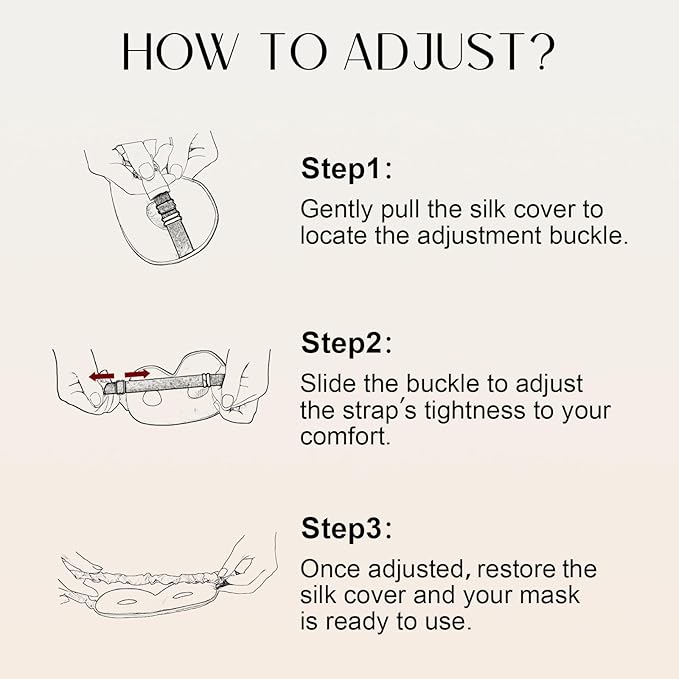 ZIMASILK Adjustable 22 Momme 100% Pure Mulberry Silk Sleep Mask, 3D Contoured Cup Eye Mask for Sleeping, Super Soft Breathable Blindfold, Perfect Blocks Light for Sleeping. (Navy Blue)