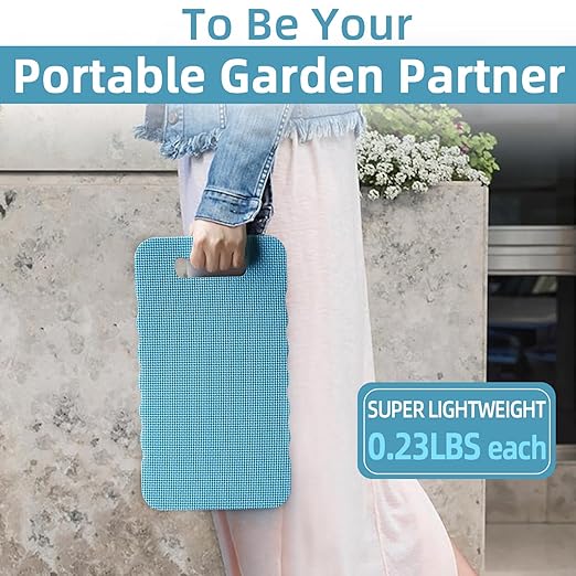 Garden Kneeling Pad 3pcs, Extra Wider 8.66“, Kneeling Mat Waterproof with Bright Color Tone, Knee Pads for Gardening, Yoga, House Clean, Repair Work