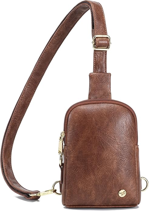 INICAT Small Sling Bag for Women Everyday & Travel Crossbody Bags Lightweight Cross Body Purses Vegan Leather