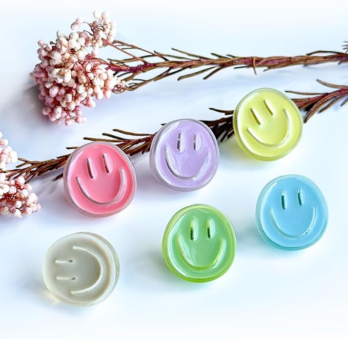 KEYDUACU 12 Pcs Cute Fridge Magnets,Locker Magnets,Decorative Magnets,Adult Magnets,Office Magnets (12 Pcs - Jelly Colors)