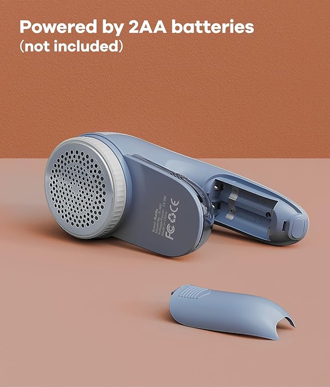 Lint Remover, Fabric Shaver for Clothes and Furniture, Sweater Shaver with 6-Leaf Blades & Safety Lock, Lint Shaver Fabric Shaver 4 Times Efficiency to Remove Pilling