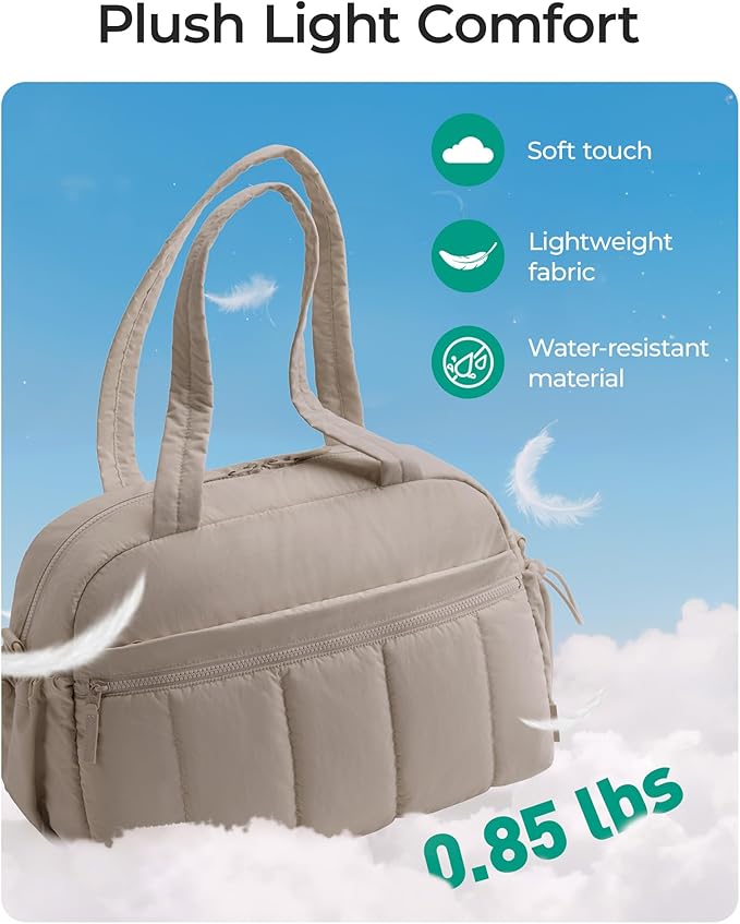 BAGSMART Gym Bag for Women, Duffle Bag for Travel with Wet Pocket, Lightweight Carry-on Weekender Duffel, Water Resistant