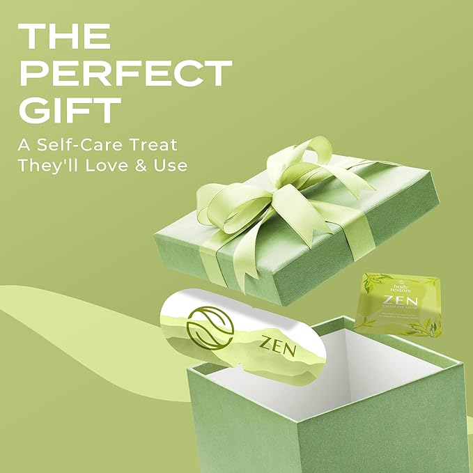 Body Restore Heated Eye Mask for Dry Eyes 5 Pack - Self Heating Warm Compress, Christmas Stocking Stuffers, White Elephant, Birthday Gifts for Women, Men, Stye Eye Treatment, Relaxation - Green Tea