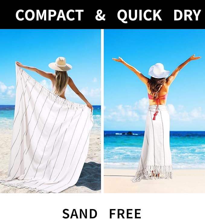 Turkish Beach Towel Pool Throw Blanket Sandproof Fast Dry Thin Extra Large Yoga Blanket Workout Towel Meditation Supplies Gymnastics Gear Sport Mat Cover Falsa Equipment Gym Essential Excise Stuff