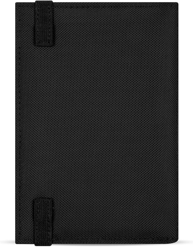 Sherpani Vienna, RFID Blocking Passport Holder, Travel Passport Cover Wallet, Travel Documents Organizer Protector for Women, Travel Gift (Carbon Lite)