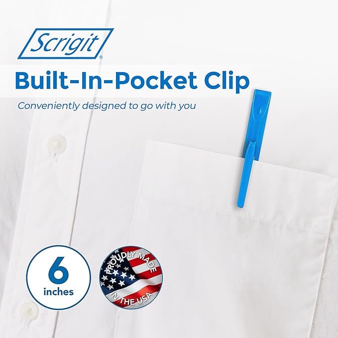 Scrigit Scraper No-Scratch Plastic Scraper Tool, 2 Pack - The Handy Multi-Use Scraping Tool for Removing Food, Labels, Stickers, Paint, Grease - Easy to Hold, Reaches Tight Spaces and Crevices