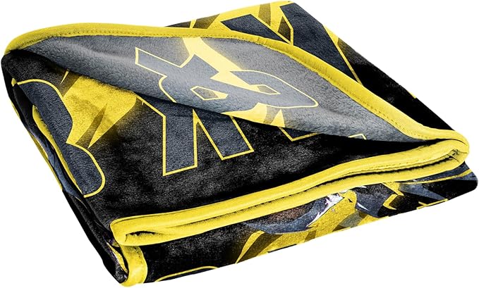 Jay Franco Kids Plush Throw Blanket – Soft & Cozy Fleece Throw for Bedroom & Couch Décor, Official Licensed Product, Multi - Marvel Rivals Clock & Dagger, 40x50 - Travel Blanket