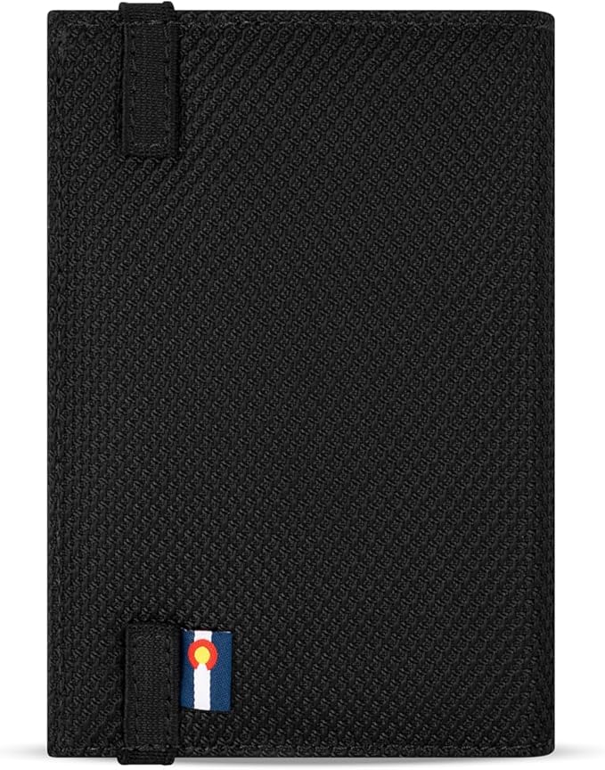 Sherpani Vienna, RFID Blocking Passport Holder, Travel Passport Cover Wallet, Travel Documents Organizer Protector for Women, Travel Gift (Granite Signature)